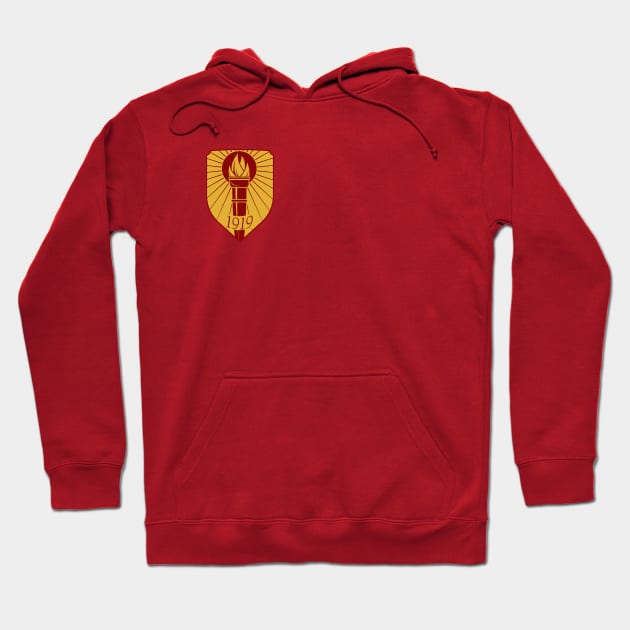 UNLV Shield Emblem - Corner Design Hoodie by Ozycaevias